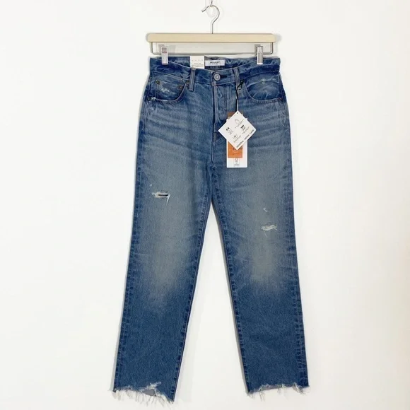 Moussy‎ Vintage 25 NWT Colemont Straight Rigid Button Fly Jeans